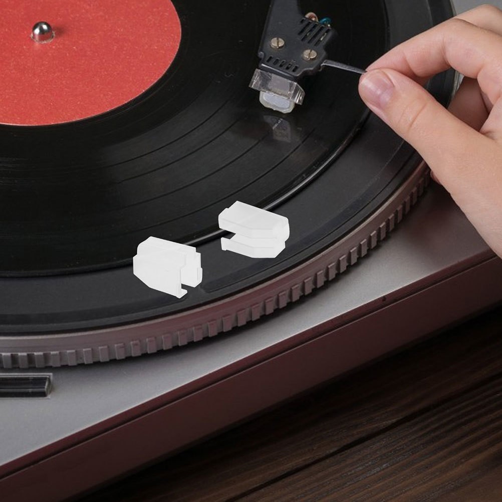 5Pcs Reusable Plastic Turntable Needle Protectors Transparent Stylus Covers