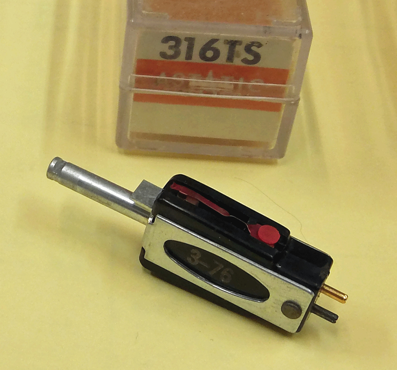 PHONOGRAPH NEEDLE CARTRIDGE ASTATIC 316TS FOR EV 69 EV 69D