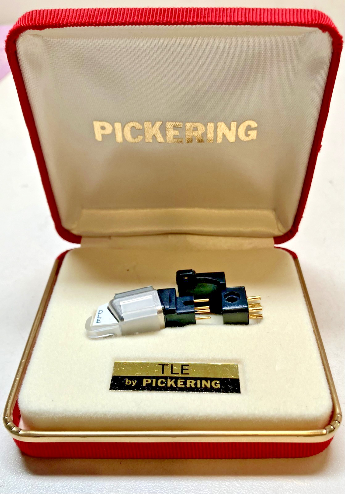 NOS PICKERING TLE Cartridge with DLE Stylus and Mounting Hardware H-Mount Adaper