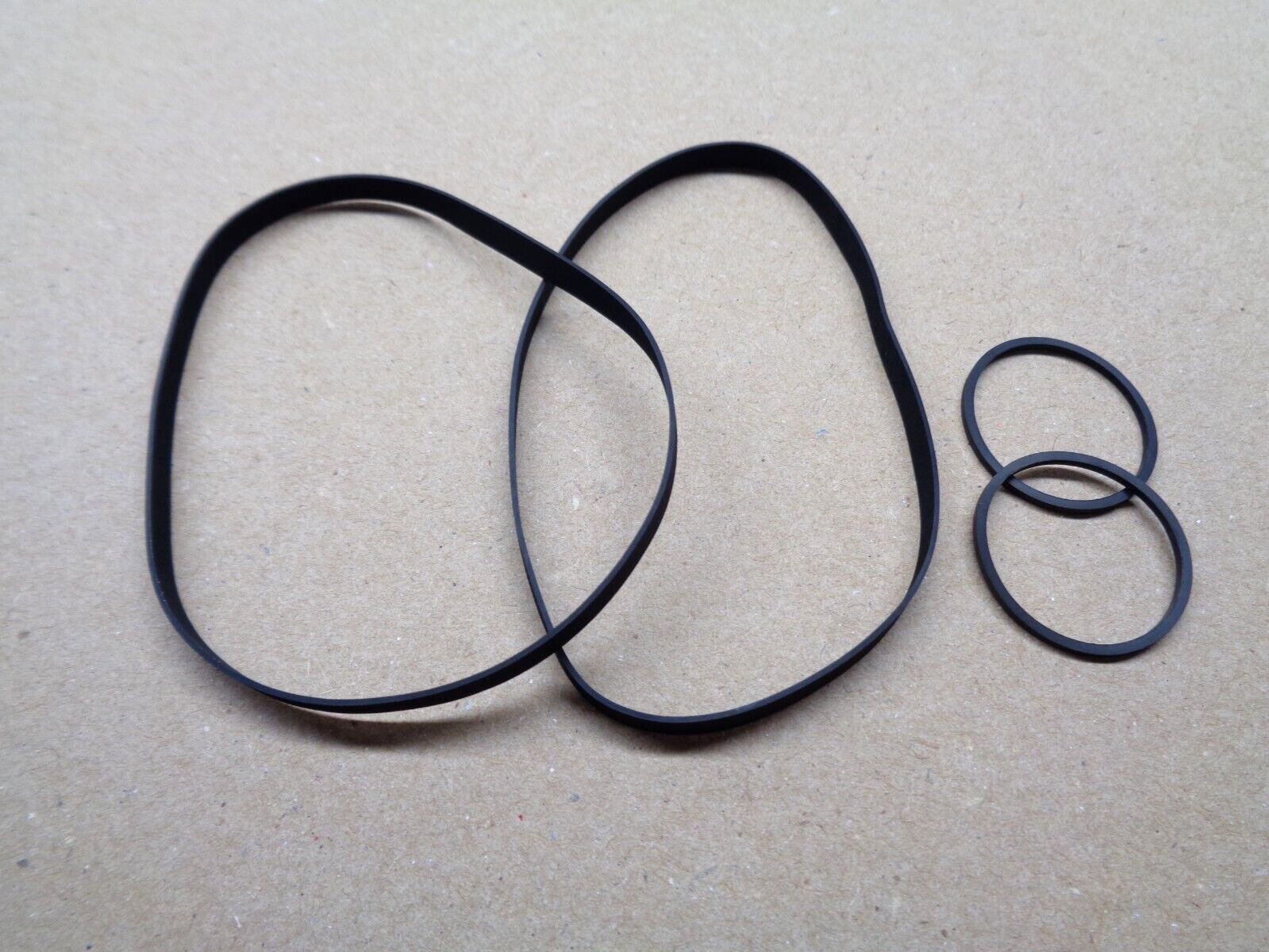 BELTS KIT FITS SONY TC-WE435 / TC-WE635 / TC-WE425 (SIDE A & B) FOUR BELTS NEW!!