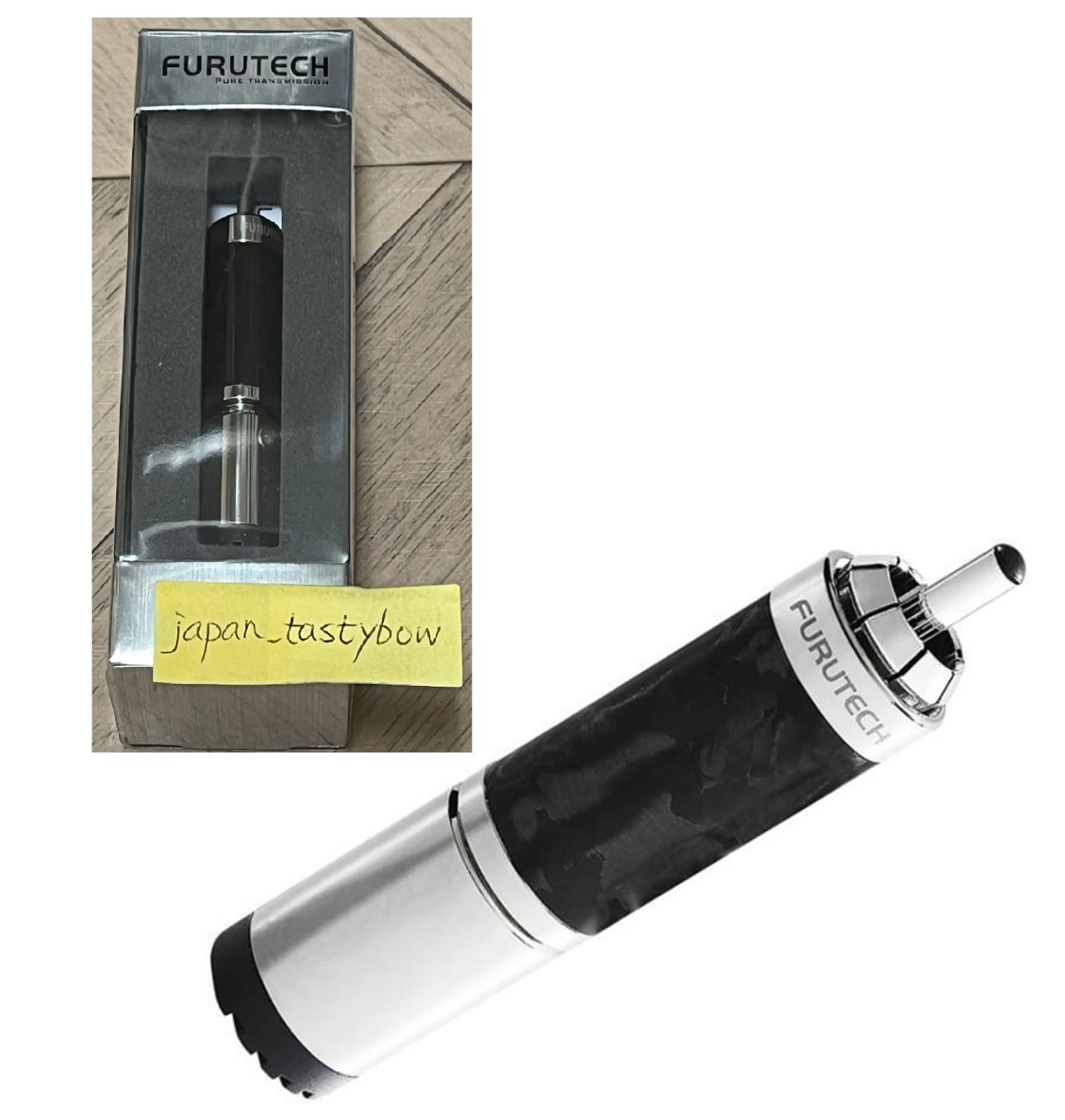 FURUTECH NCF Clear Line-RCA Plug Noise absorber JAPAN New Product 1 piece