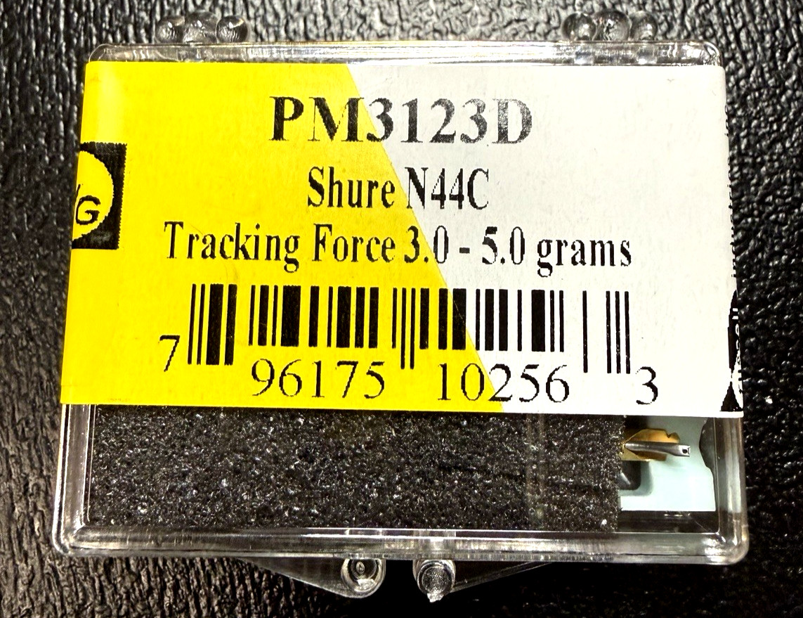 GENUINE SHURE N44C EVG PM3123D PREMIUM CONICAL DIAMOND STYLUS + $10 FREEBIE!!!