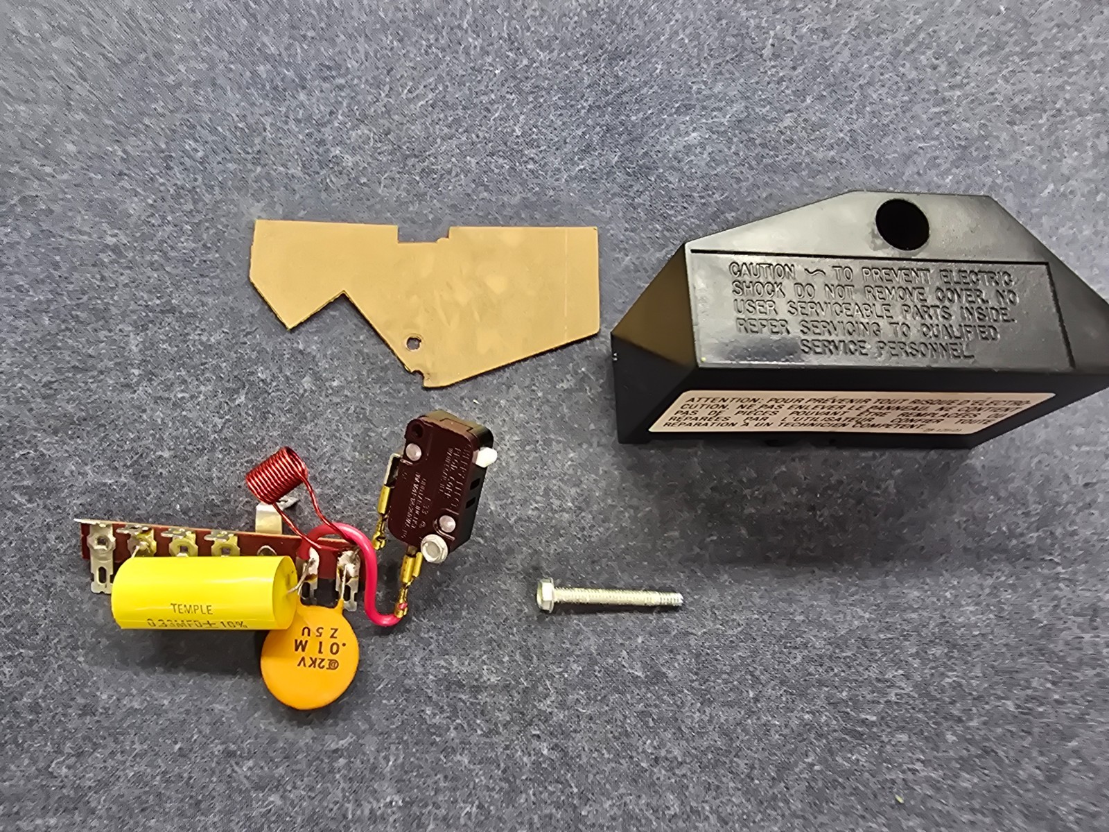 BIC Turntable Part – Power Connection and Micro Switch for Model 940