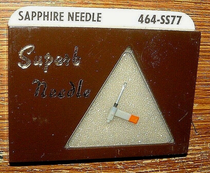 Sapphire PHONOGRAPH NEEDLE, 464-SS73 for Euphonics 509 to 612 in U14 U16 U17