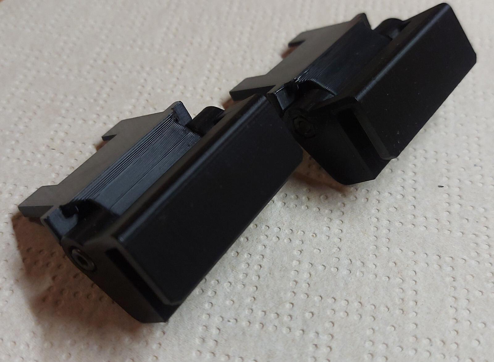 2x Turntable Dust Cover Hinge – Zippers Cover Hood SANYO TP-1012 TP1012