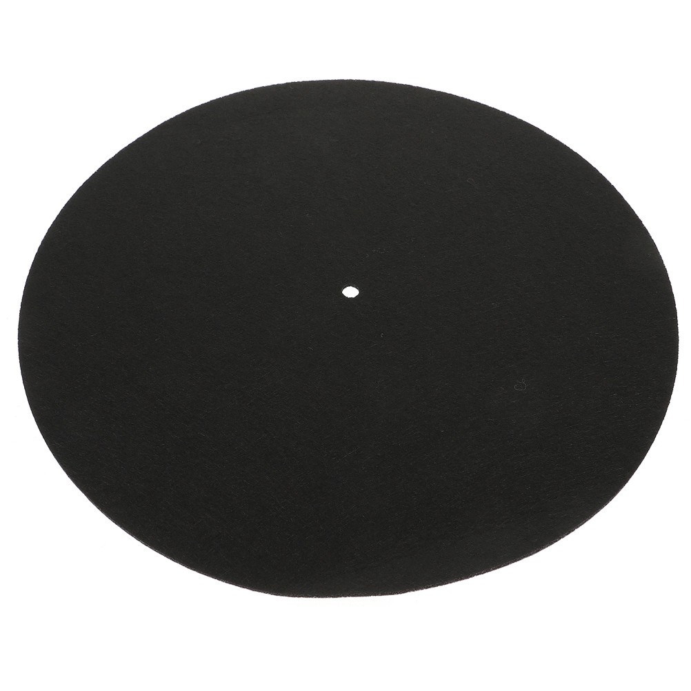 Felt Turntable Mat Black Vinyl Record Protective Pad for Disc Use