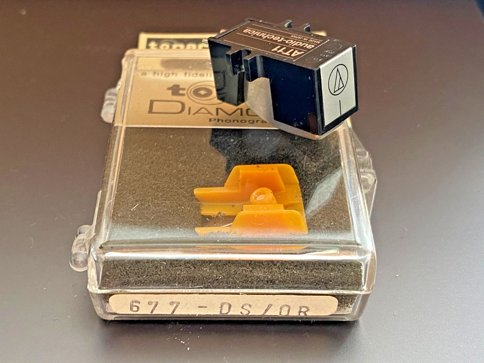 Vintage Audio Technica AT11 AT-11 Cartridge with NOS ORIGINAL Stylus (Tonar)