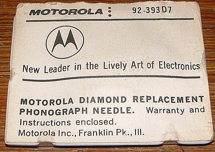 Phonograph NEEDLE for Euphonics 506 thru 513, U15 U17, 464-D7 2684D N431-7d