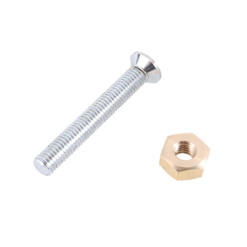 4Pcs 6mm Stainless Steel Turntable Panel Fixing Screws Nut For Garrard 301