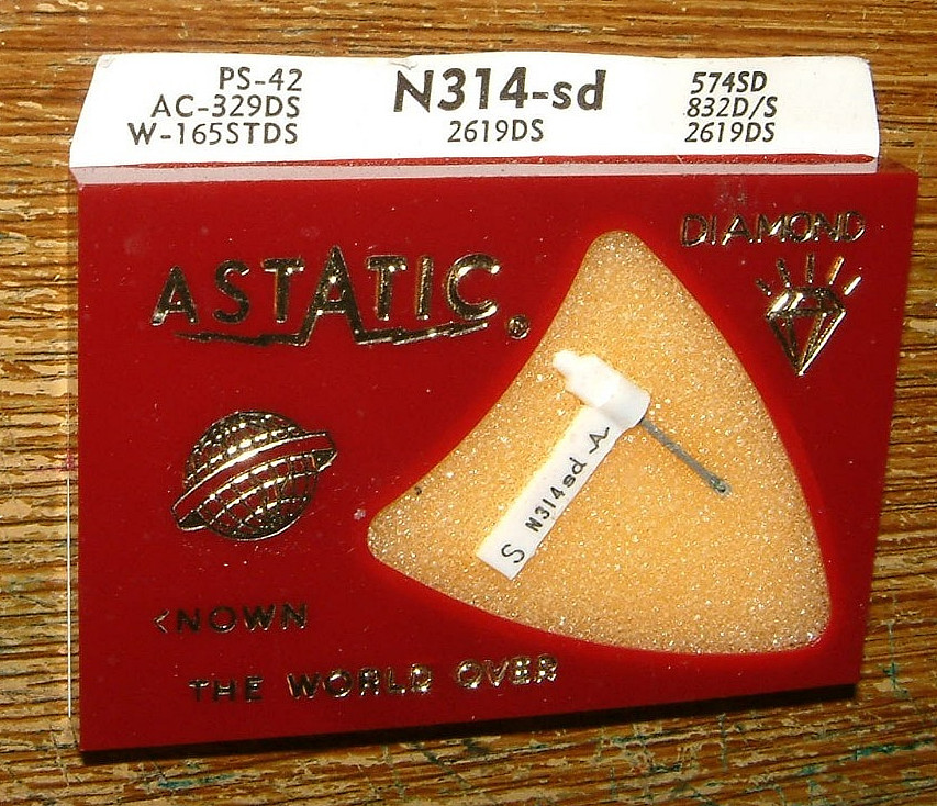 Stereo NEEDLE N314sd for EV2619DS 132 163, AC329 5848D W-165STDS E15XSD 359-DS73