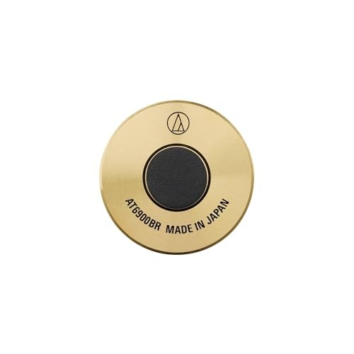 Audio Technica AT6900BR Hybrid Insulator Set of 6 Gold Record Player