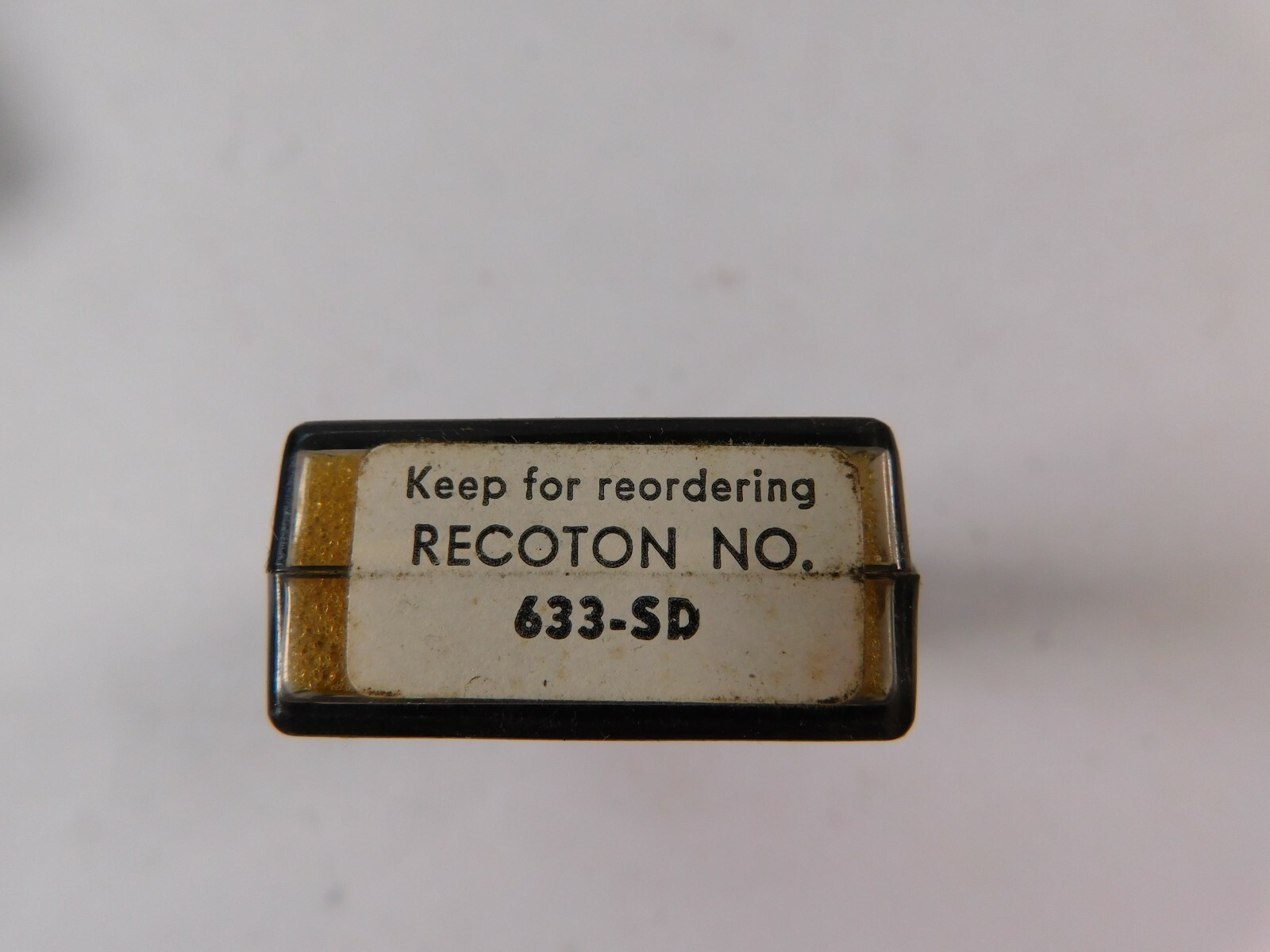 Vtg NOS Recoton Stylus Phonograph Hand Polished Needle 633-SD for Dual