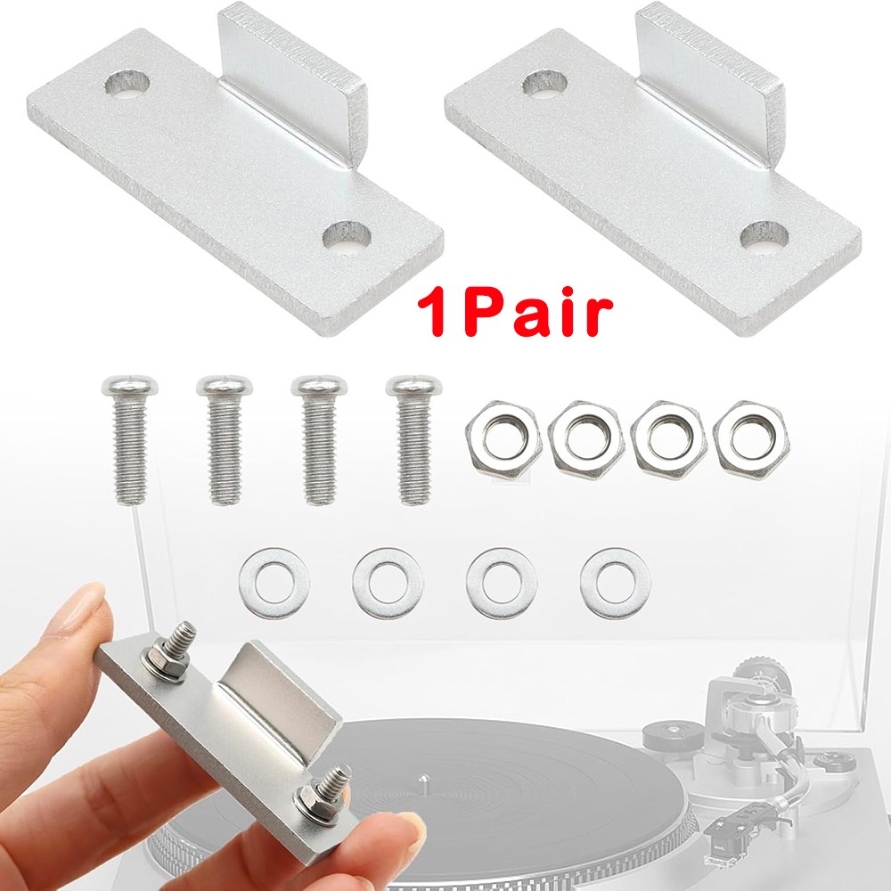 Turntable Dust Cover Hinges – Repair Tabs and Hinge Brackets fits Technics SL-D2
