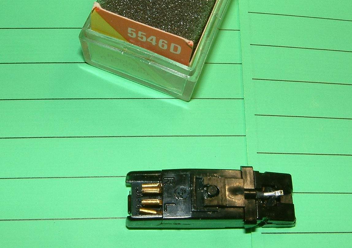 GE C-660 Turntable CARTRIDGE / Needle (EV 5546D) for G E WILDCAT EA80X432 TESTED