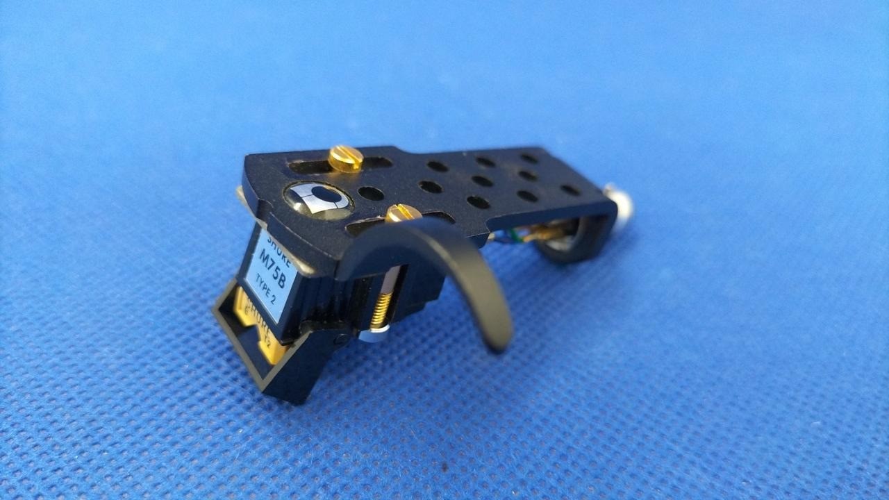 SHURE M75ED TYPE 2 CARTRIDGE WITH HEADSHELL NO STYLUS NEEDLE
