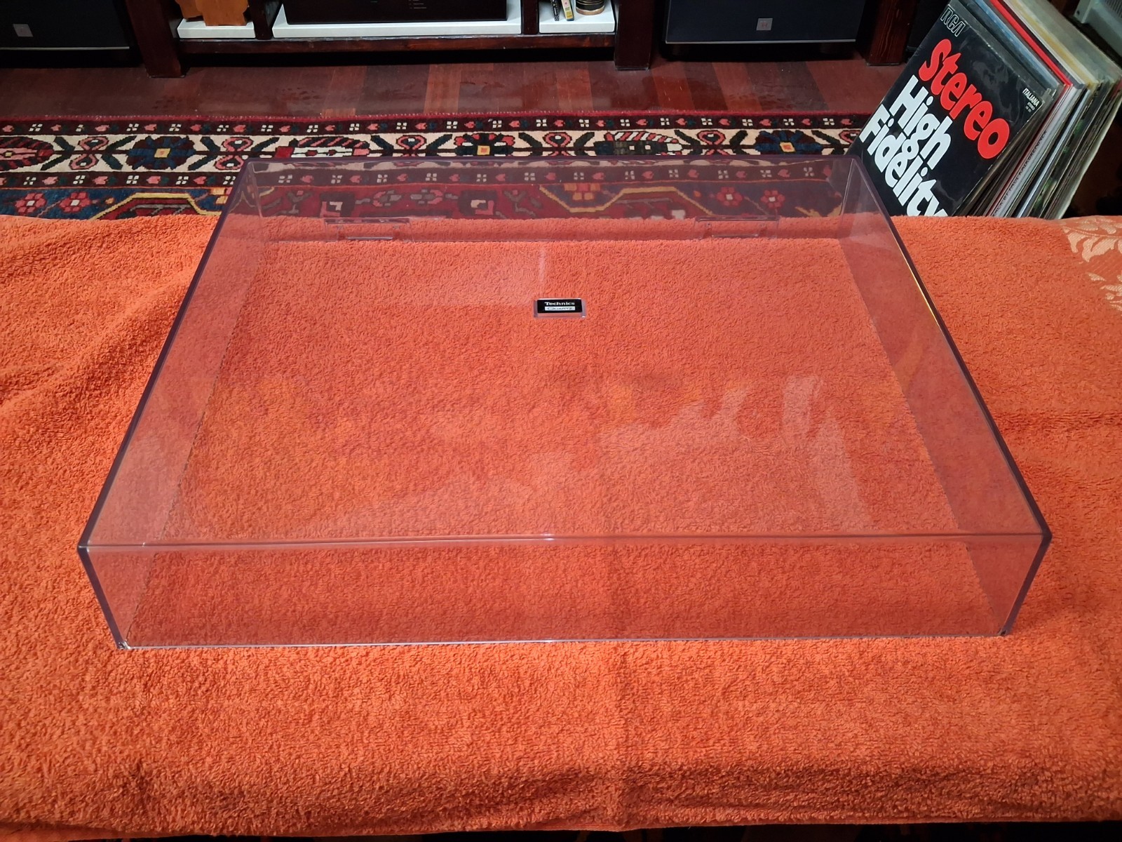 Turntable hood cover – polished – ultra rare – technics sl-1400 mk2 mkii