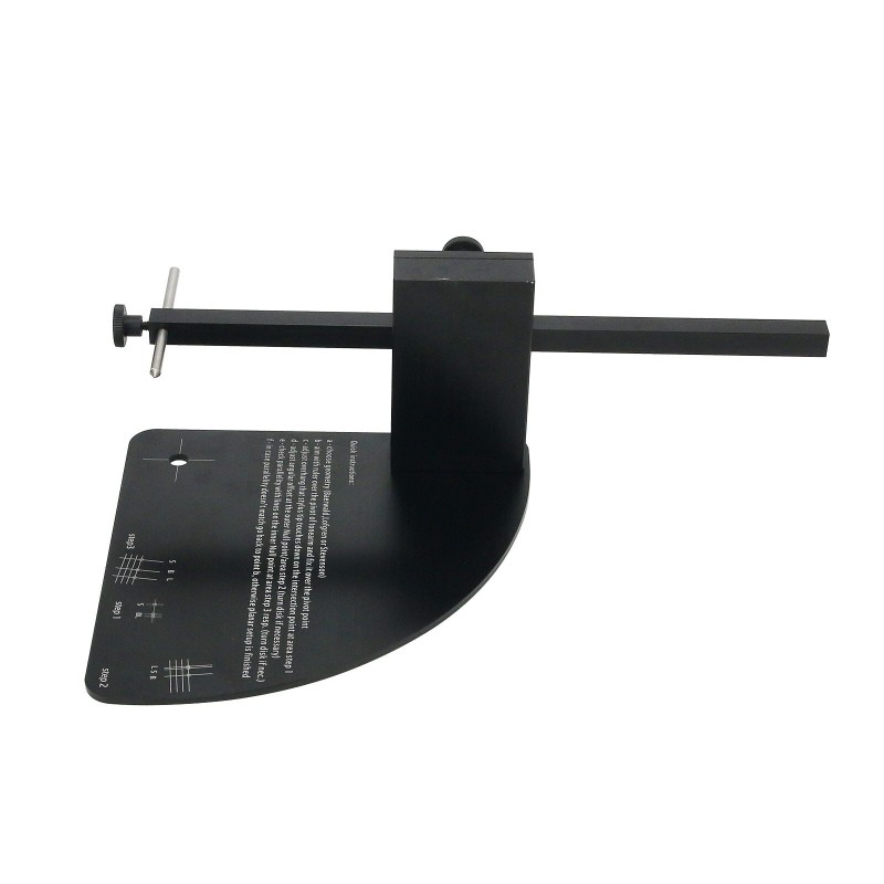 Vinyl LP Turntable Alignment Protractor For Phono Record Player Cartridge Stylus