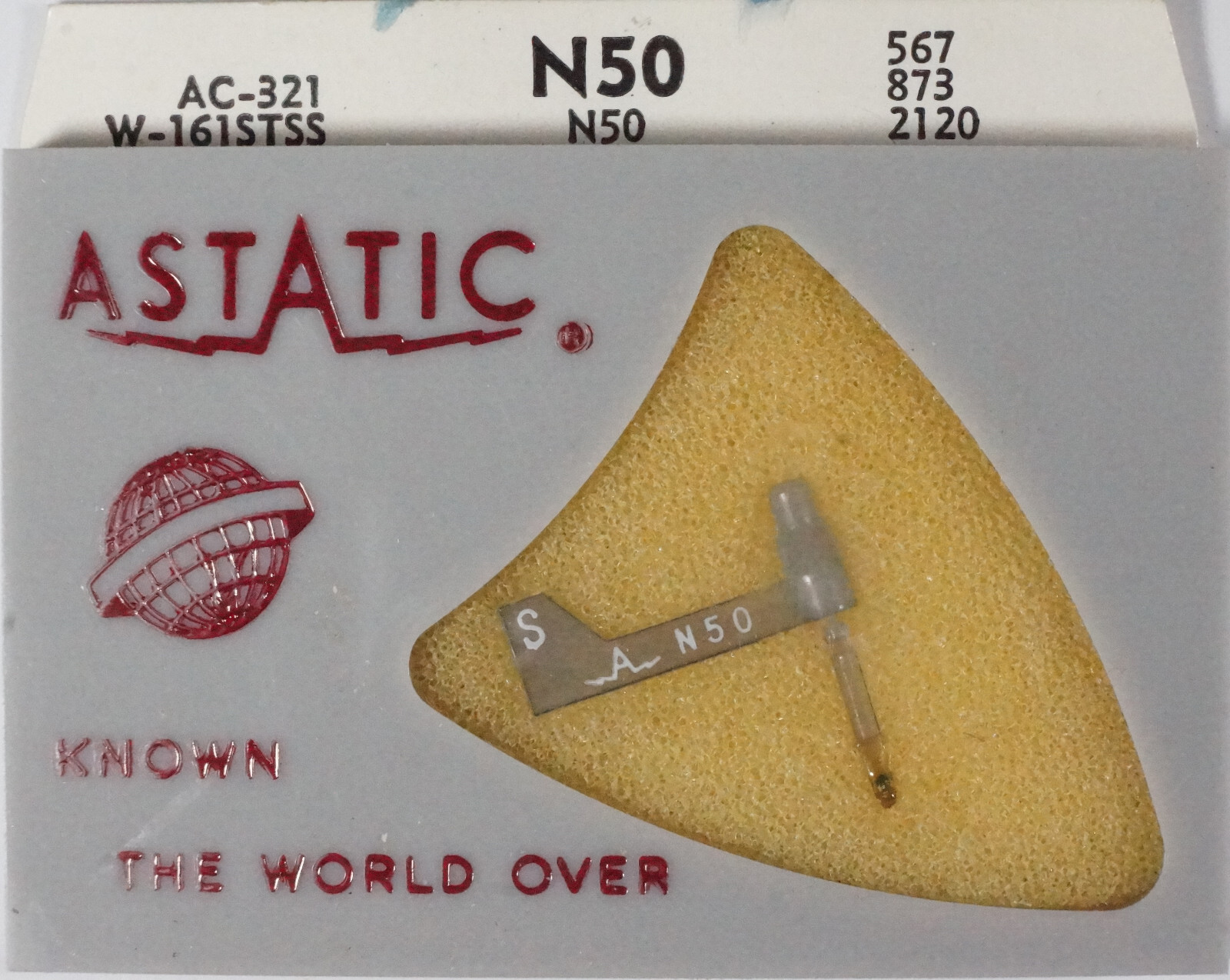 NOS ASTATIC N50 Needle Stylus for AC-321 567SD 873D/S 2120DS W-161STDS