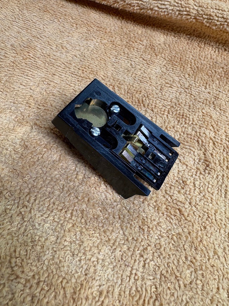 Original Dual 1019 Sled W/ Shure 3x Cartridge – Needs A Stylus Made in Germany