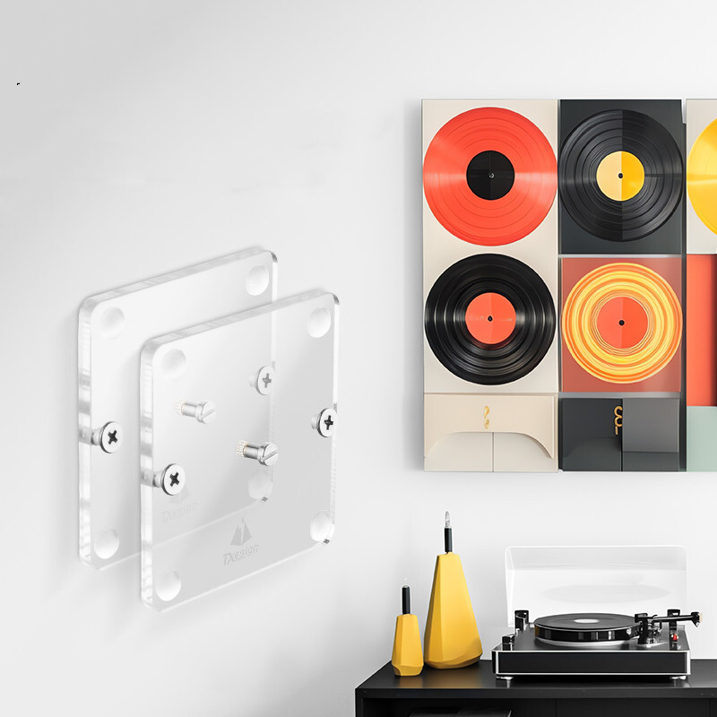 Acrylic Vinyl Record Dusty Display Case Transparent Collection Protective Cover