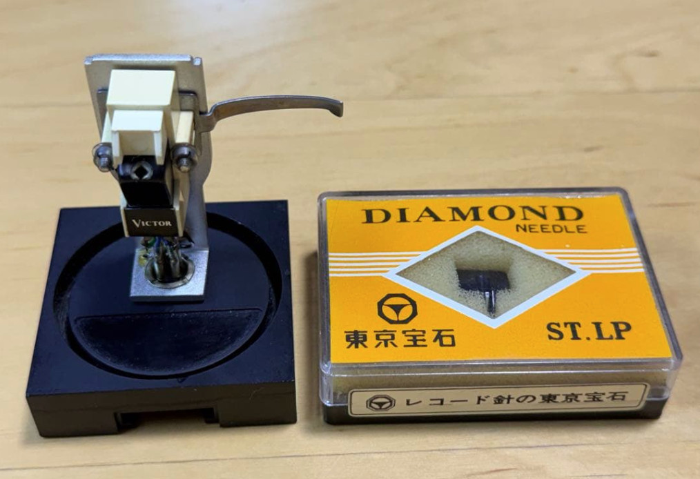 Victor MD-1016 MM Cartridge + DT-33G Replacement Stylus + PH-4 Headshell