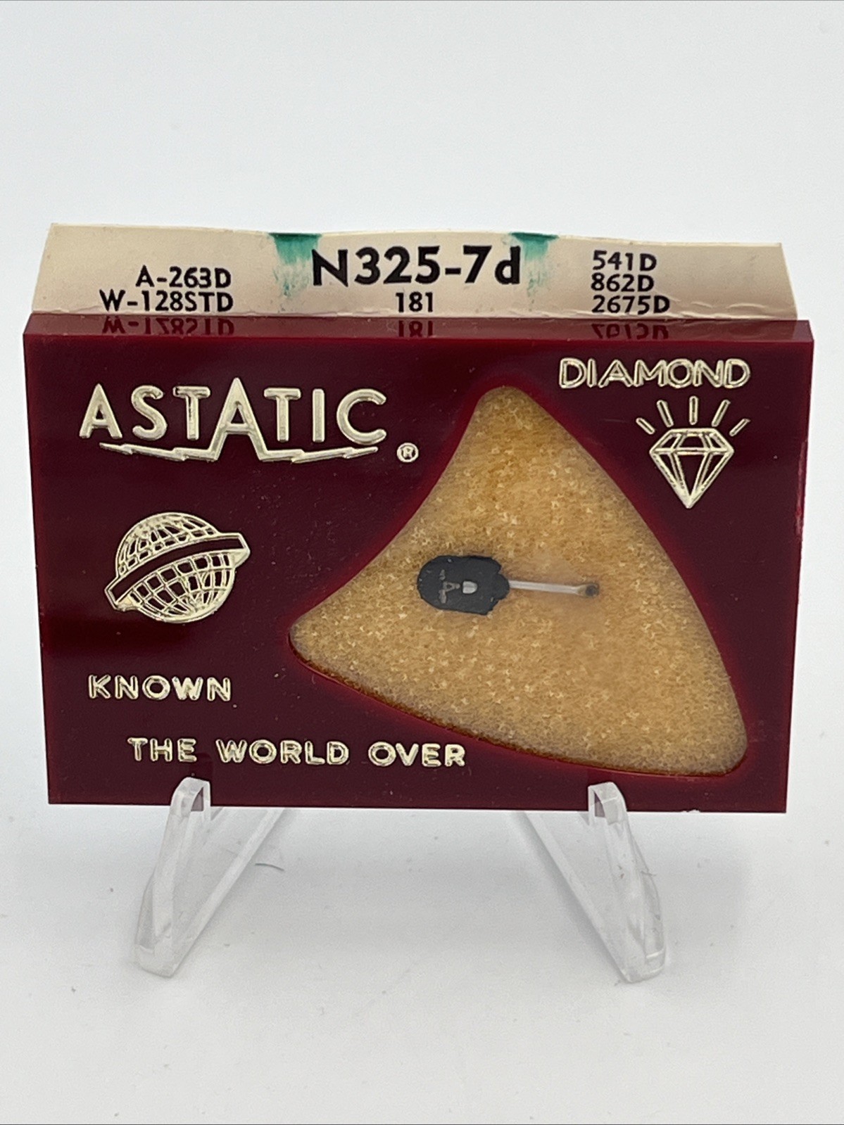 Astatic N325-7d Diamond Needle NOS Stereo LP Euphonics E1 E2 Magnavox 460-D7