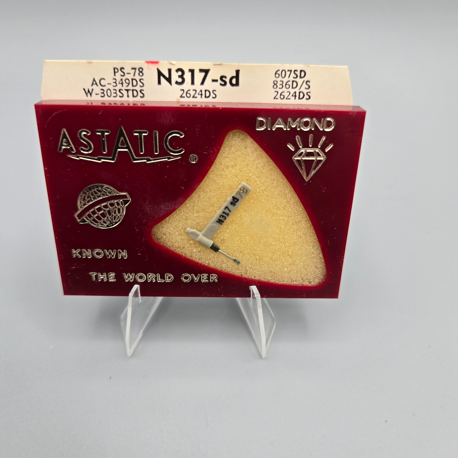 Astatic Electro Voice N317-sd Diamond Sapphire Turntable Stylus Needle NOS