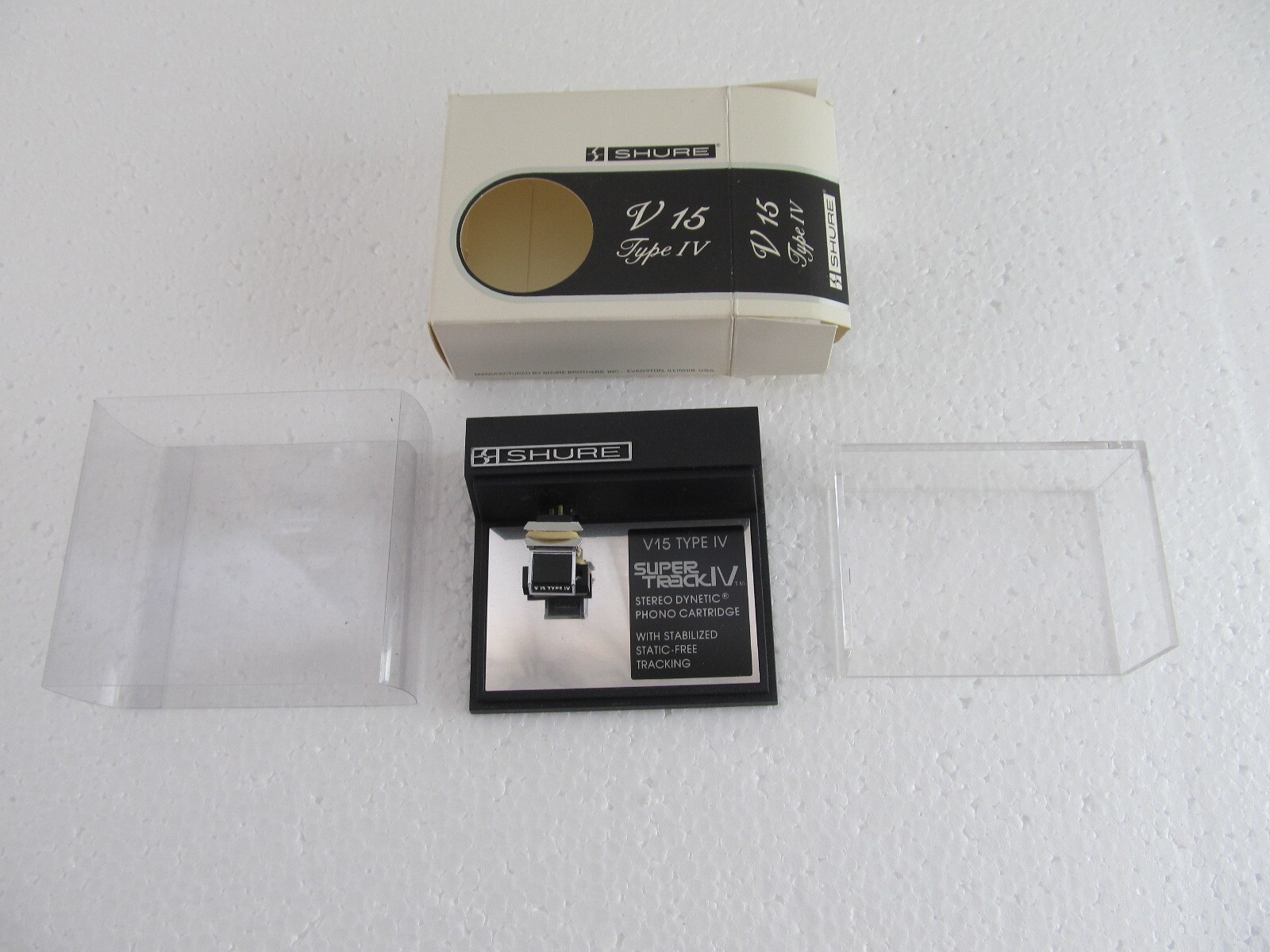 SHURE V15 Type IV Cartridge Stereo Dynetic Phono Cartridge w/ Box