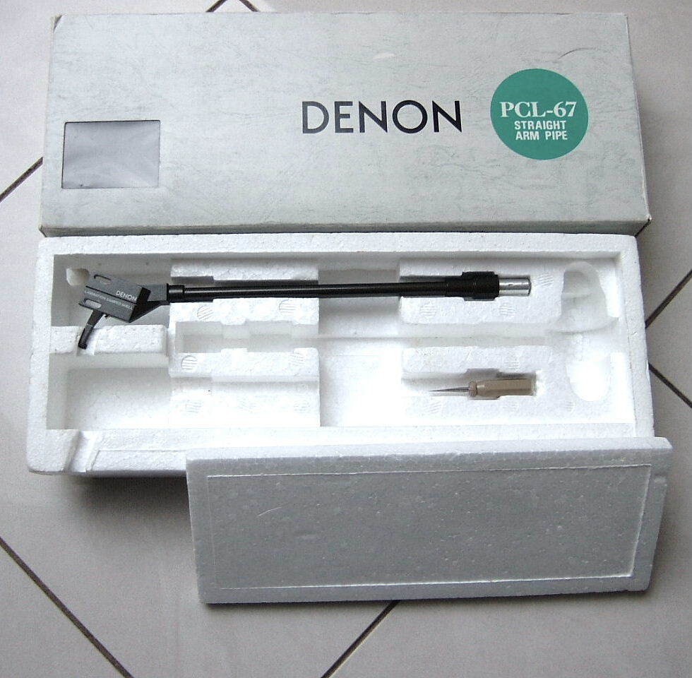 DENON PCL-67 Straight Arm Unused for DP-67L DP-57M DP-57L DP-60M DP-60L with BOX