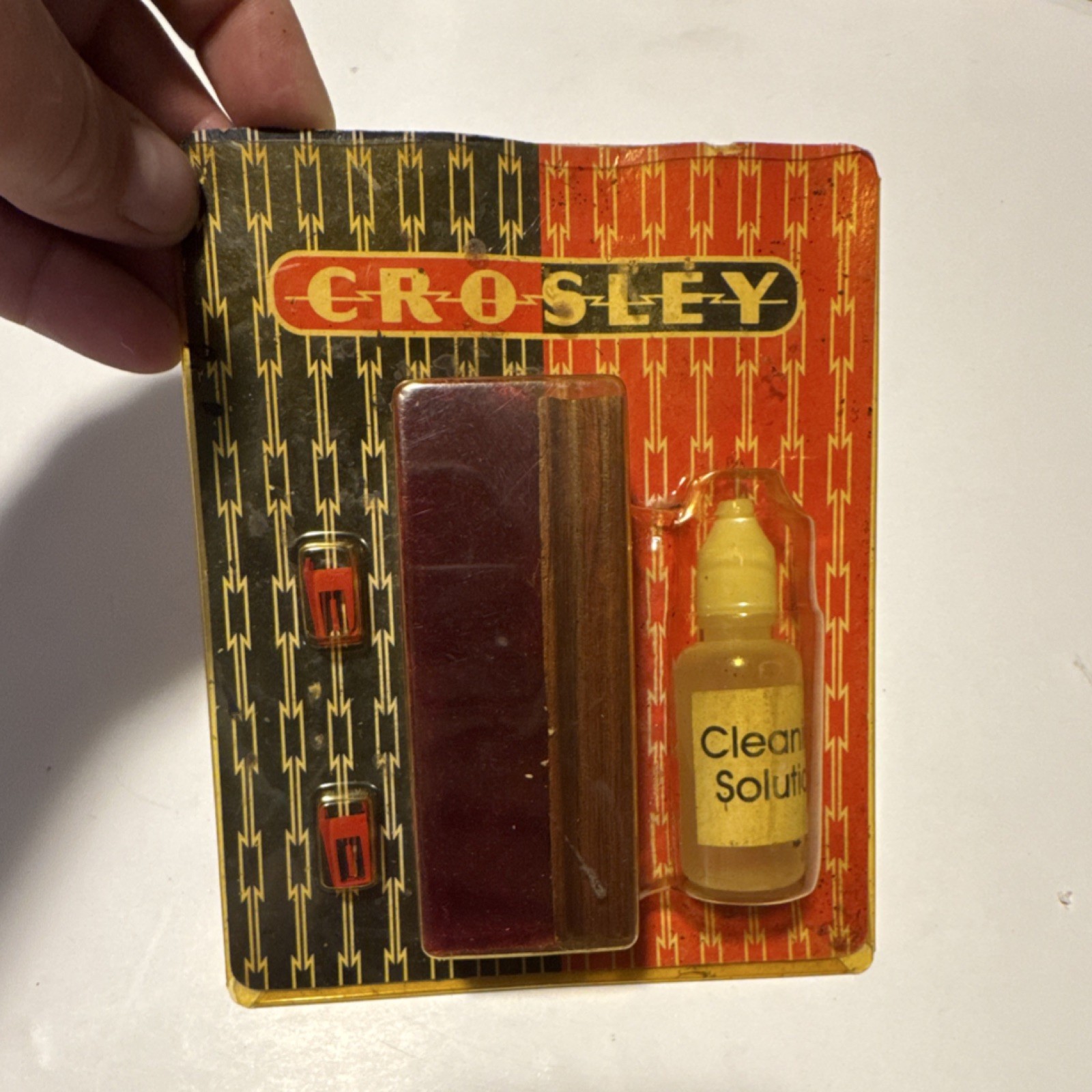 Crosley Washable Record Player Needle, Cleaning Brush & Solution Kit