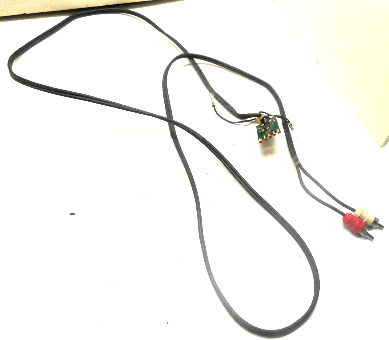 JVC L-F41 TURNTABLE – RCA PHONO CABLES W/GROUND WIRE – PARTING OUT