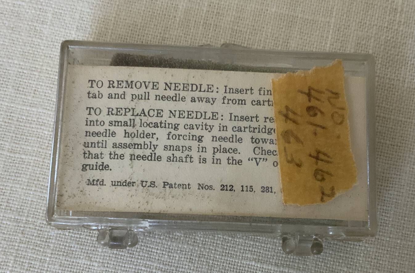 Vintage NOS Pageant Phonograph Record Needle for Sonotone 3P Series SO 182-1