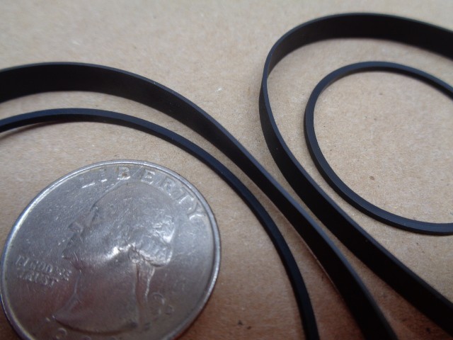 13 INCH TURNTABLE BELT 4 MM WIDE! RECORD PLAYER 8 TRACK TAPE DECK NEW QNTY 3!