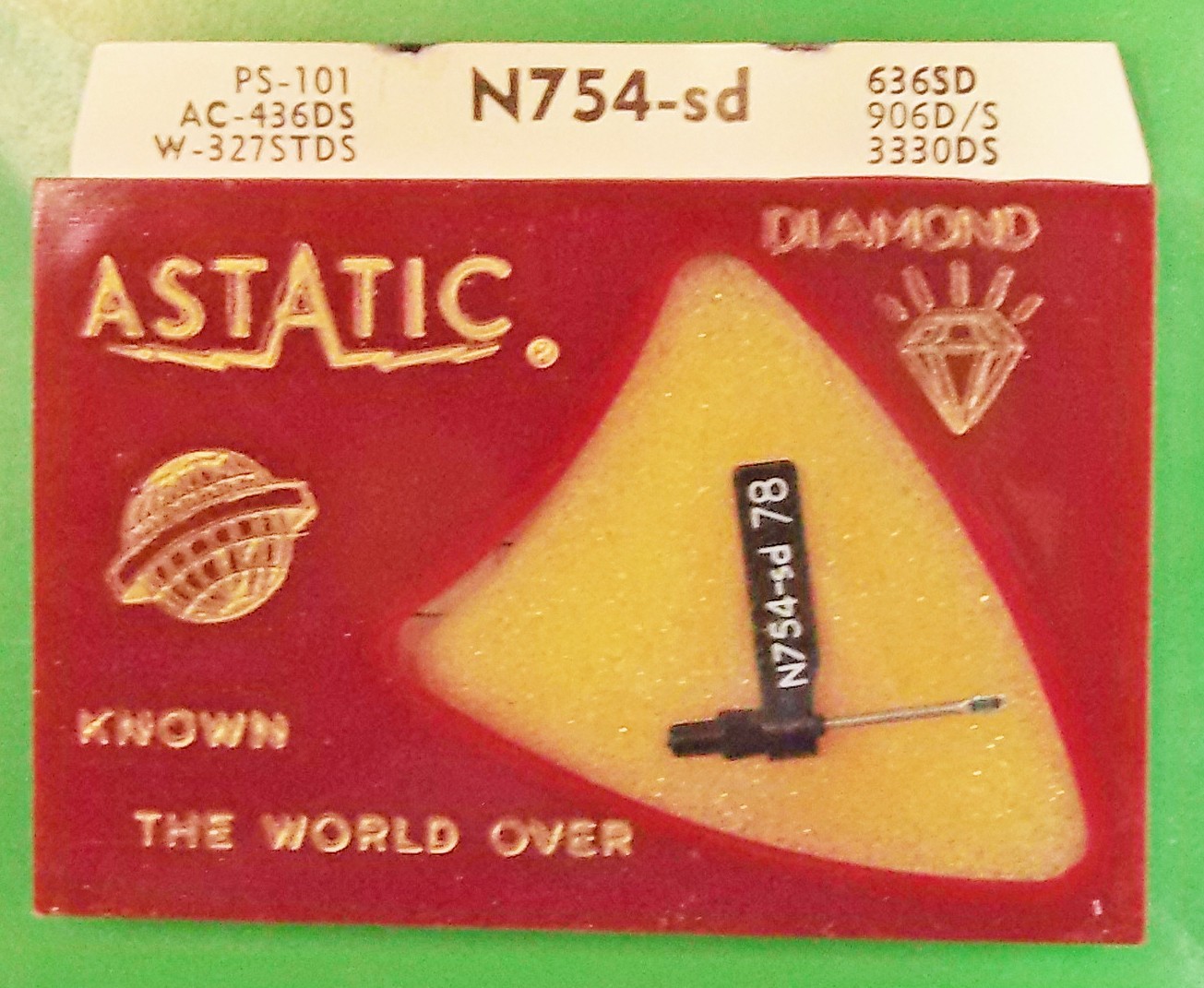 862-DS73 N754-SD TURNTABLE RECORD PLAYER NEEDLE for VaCo LPS-D TN-2D TN20 TN02H