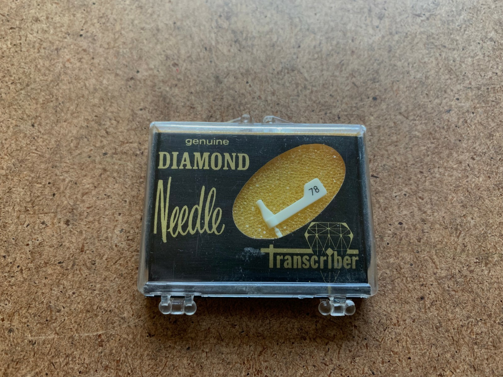 VINTAGE TRANSCRIBER GENUINE DIAMOND NEEDLE PS-100 FOR VARCO NUMBER 65 NOS