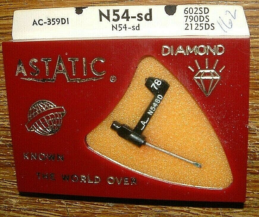 DIAMOND Phonograph NEEDLE 162-DS73 for Astatic 455 457 463, N54 W-313DS EV2125SD