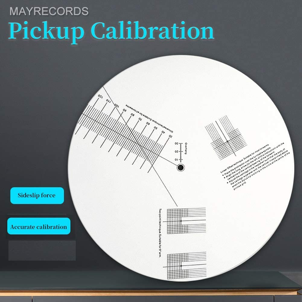 Acrylic Turntable Mat Cartridge Alignment Protractor Phonograph Cartridge Ali…