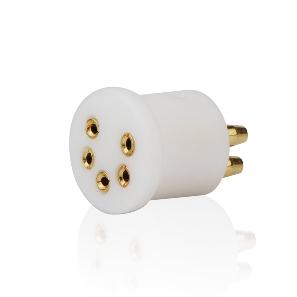 TIDP Gold Plated FEMALE DIN TONEARM PLUG fits GRACE & OTHERS one piece
