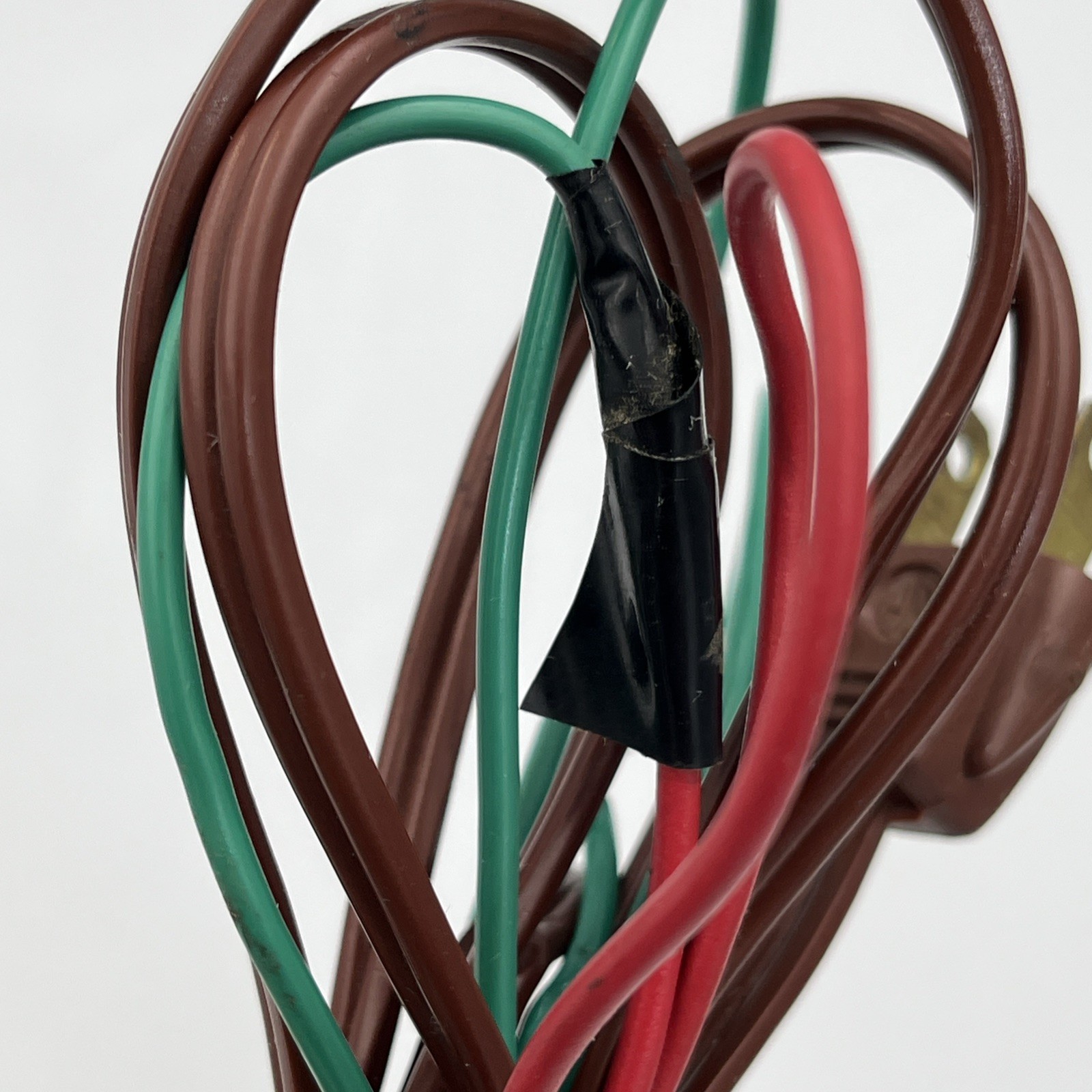 Garrard Synchro-Lab 95 Turntable OEM Power Cord Ground Wire Audio Cables