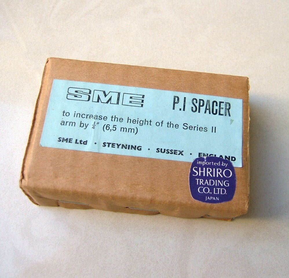 SME P.I Spacer for Tonearm 3009 Genuine with Original Box and Accessories New