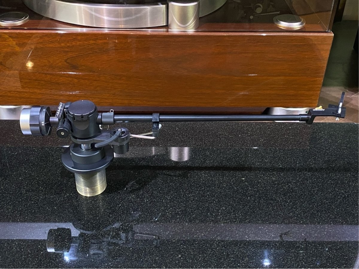 Audio Craft AC-4000MC Long Tone Arm with Sub Weight and Genuine Phono Cable Use