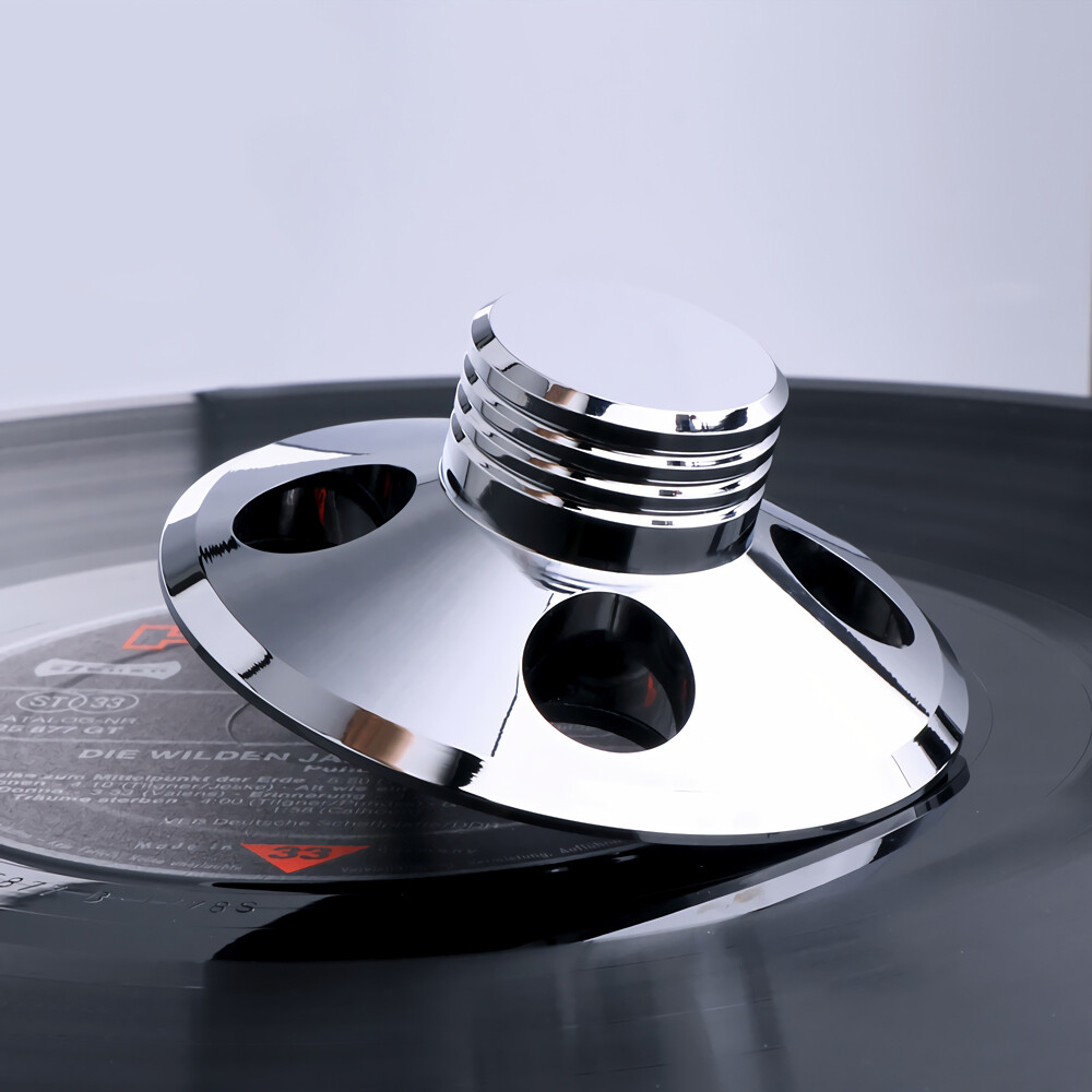 Aluminum Record Turntable Stabilizer HiFi Speaker Weight Clamp