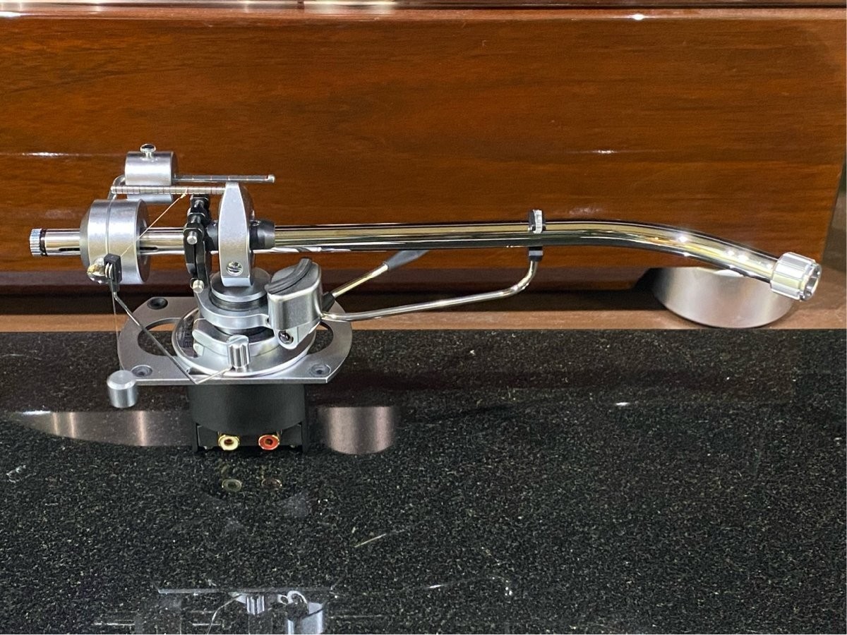 SME 3009-R Silver Tonearm Lateral Balance SME Cable Sub Weight Manual Tested