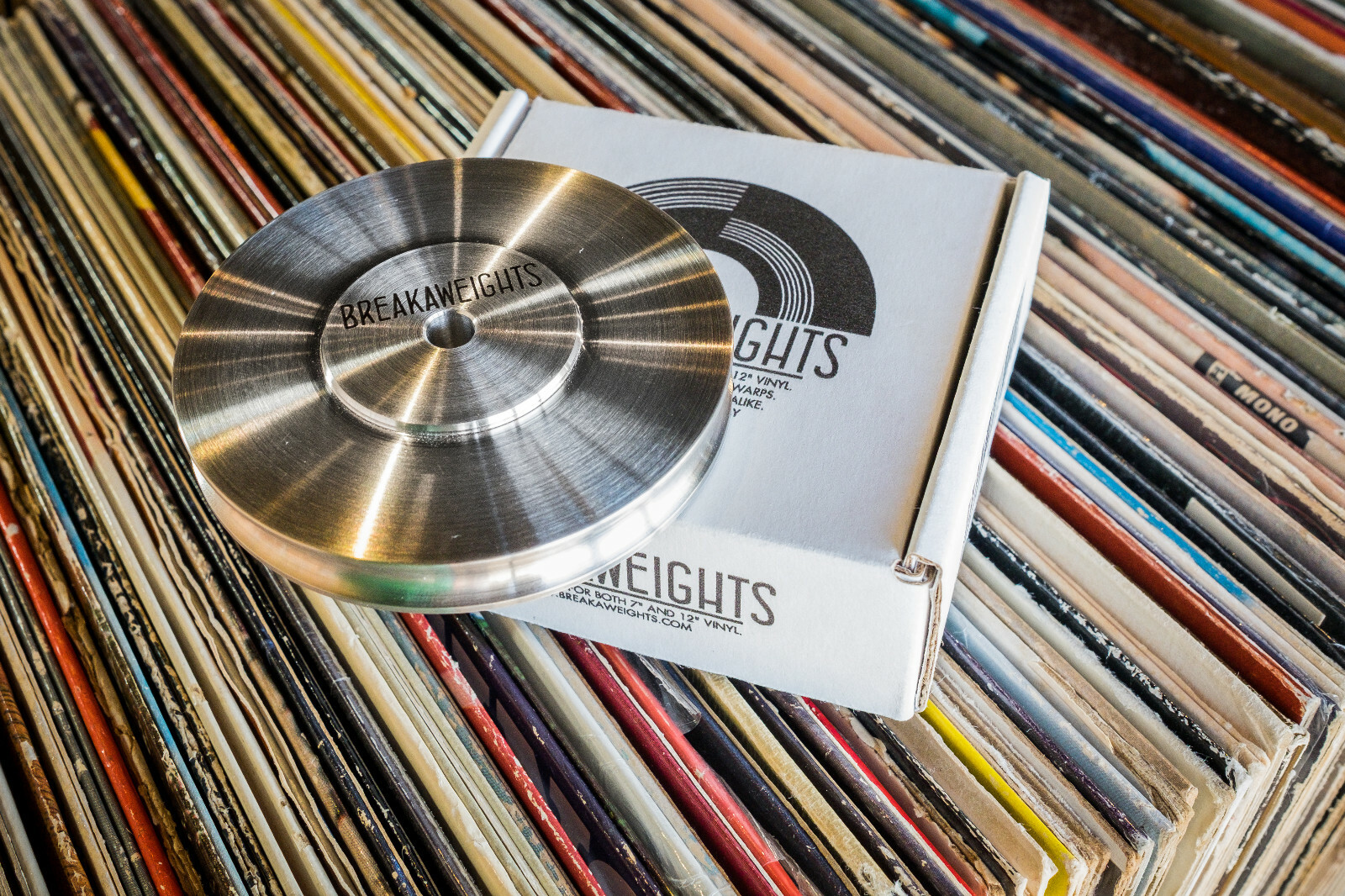 Breakaweight Record Stabilizer Turntable Weight STAINLESS (for 12″ & 7″ Vinyl)