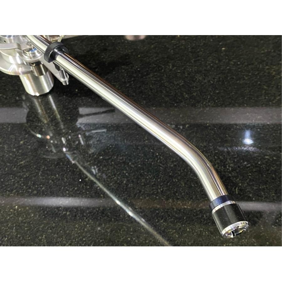 MICRO MA-505LS SILVER-WIRE Long Tonearm Sub Weight Lifter Oil Refilled Hi-Fi