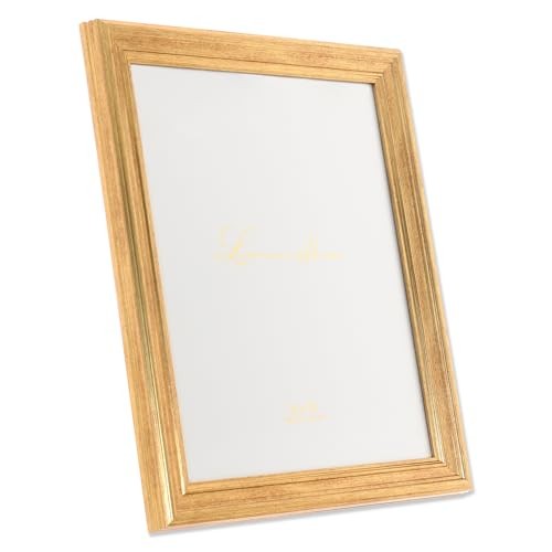 Lawrence Frames 536280 Sutter Gold 8×10 Picture Frame 8 x 10 inches,