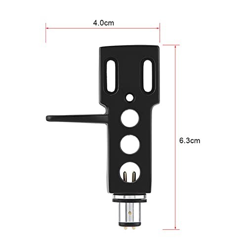 Universal Turntable Headshell – LP Phono Cartridge Mount, DJ Bracket, 6.3cm, 4 W
