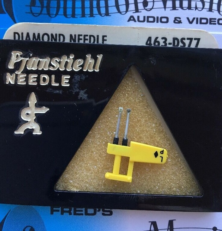NEW Pfanstiehl 463-DS77 Diamond Needle Stylus “Dual Needle” 463DS77 u13 w188st