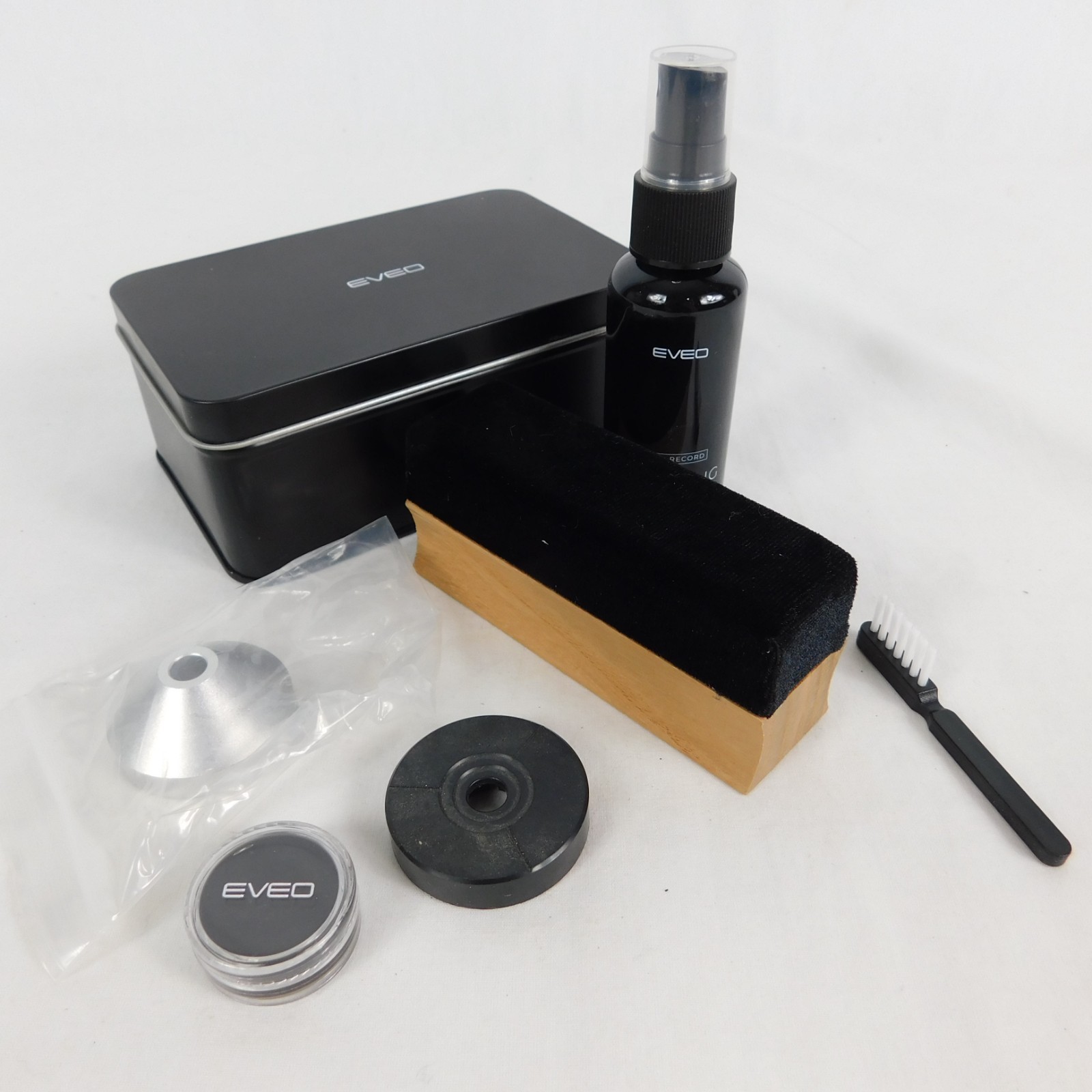 EVEO Premium Vinyl Turntable Record Cleaning Kit 4-in-1 Vinyl Records Album