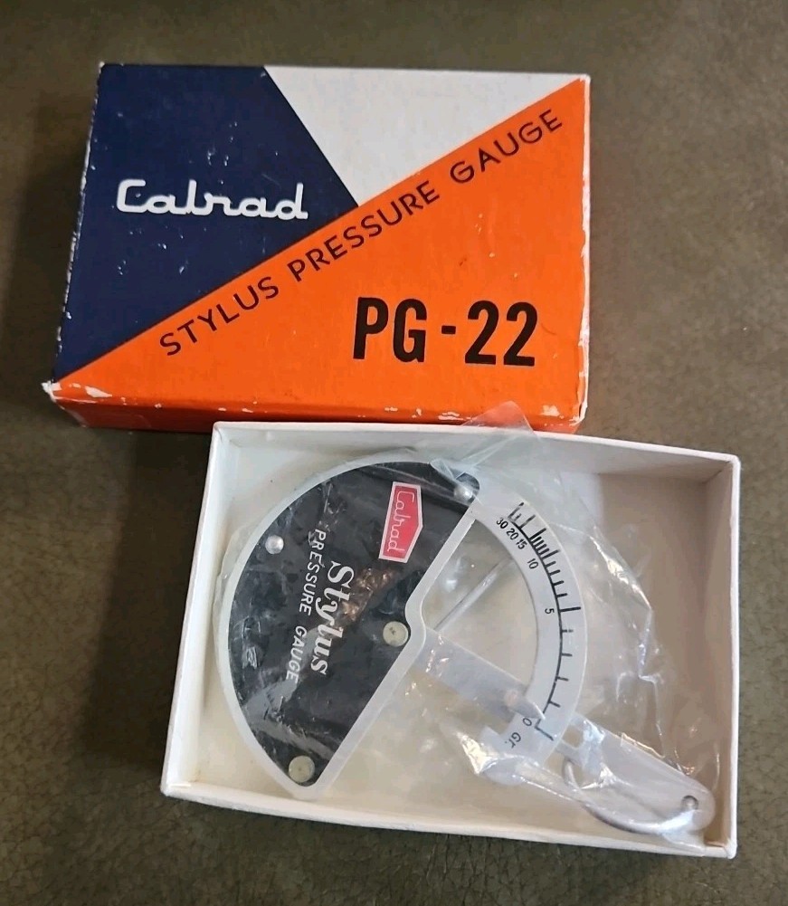 Vintage Calrad Stylus Pressure Gauge PG-22 For Cartridge Turntable Made in Japan